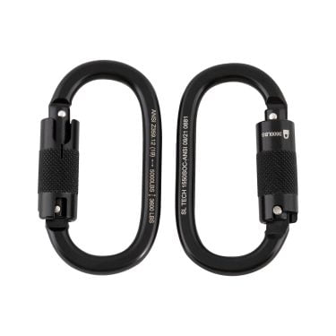 SL TECH OVAL SECUR-STEEL Steel Carabiner with ANSI Gate